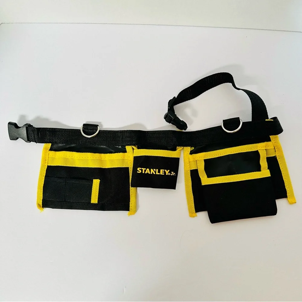 Stanley Junior Toolbelt 24”-32” Waist Black Yellow Little Handyman Boys Girls